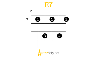 E7 - Mi Dominant 7'li Akoru - görsel 4