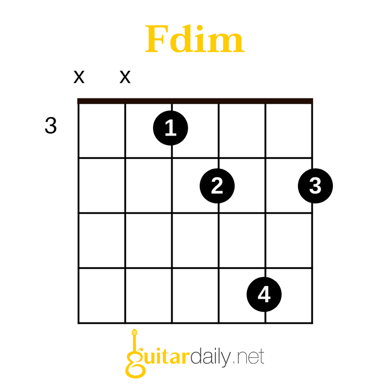 Fdim - Fa dim (Diminished) Akoru Nasıl Basılır? - görsel 2
