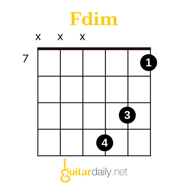 Fdim - Fa dim (Diminished) Akoru Nasıl Basılır? - görsel 5