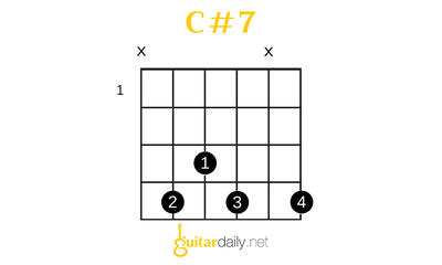 C#7 - Do# Dominant 7'li Akoru - görsel 2