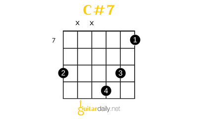 C#7 - Do# Dominant 7'li Akoru - görsel 5