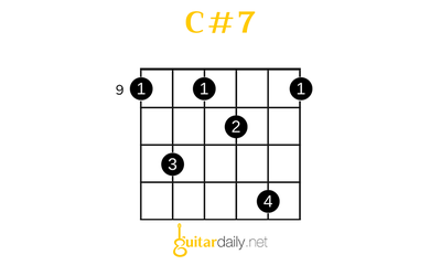 C#7 - Do# Dominant 7'li Akoru - görsel 7