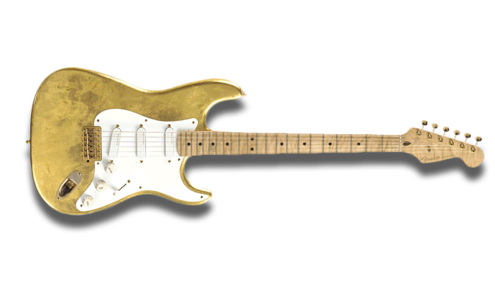 Dünyanın En Pahalı 10 Gitarı Gold Leaf Stratocaster Eric Clapton